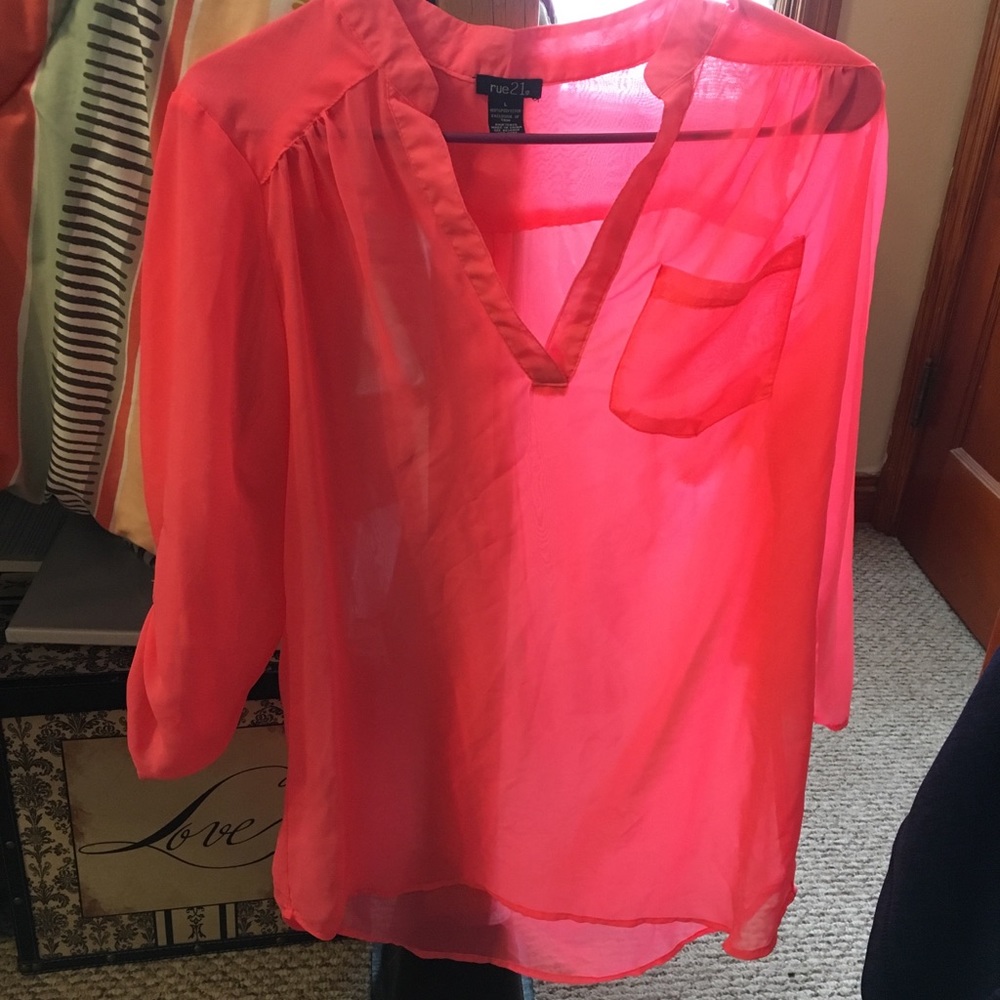 Pink blouse